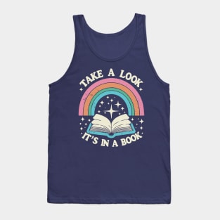 Take A Look It’s in a Book Tank Top